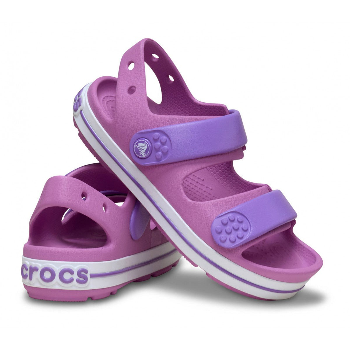 Crocs Crocband Cruiser Sandal Junior 209423-BUBL Sandalo Bambino Bubble