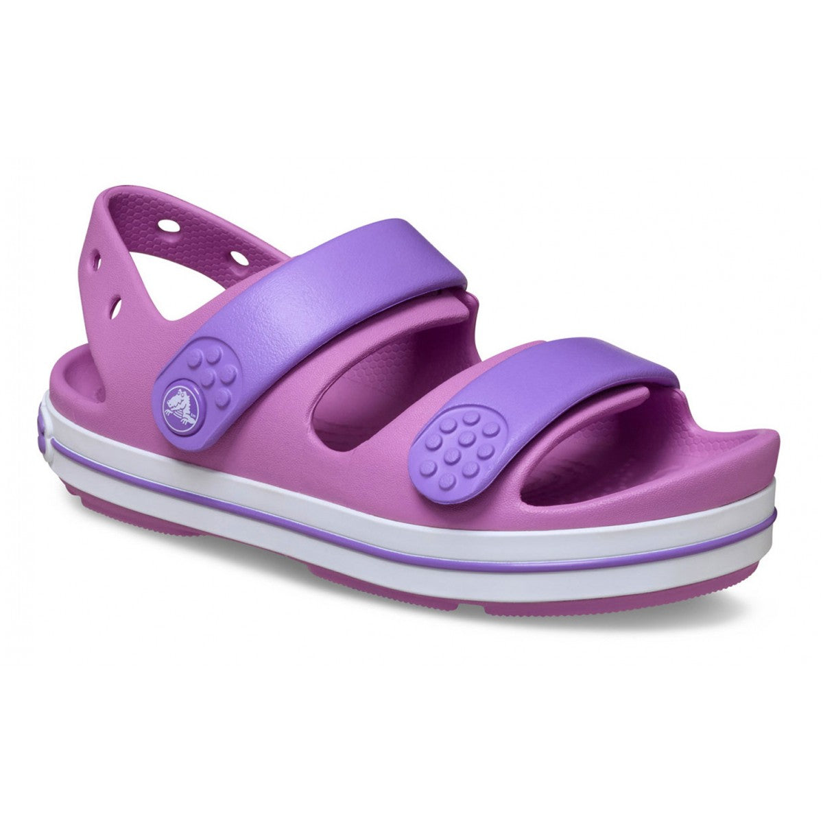 Crocs Crocband Cruiser Sandal Junior 209423-BUBL Sandalo Bambino Bubble AVANTI