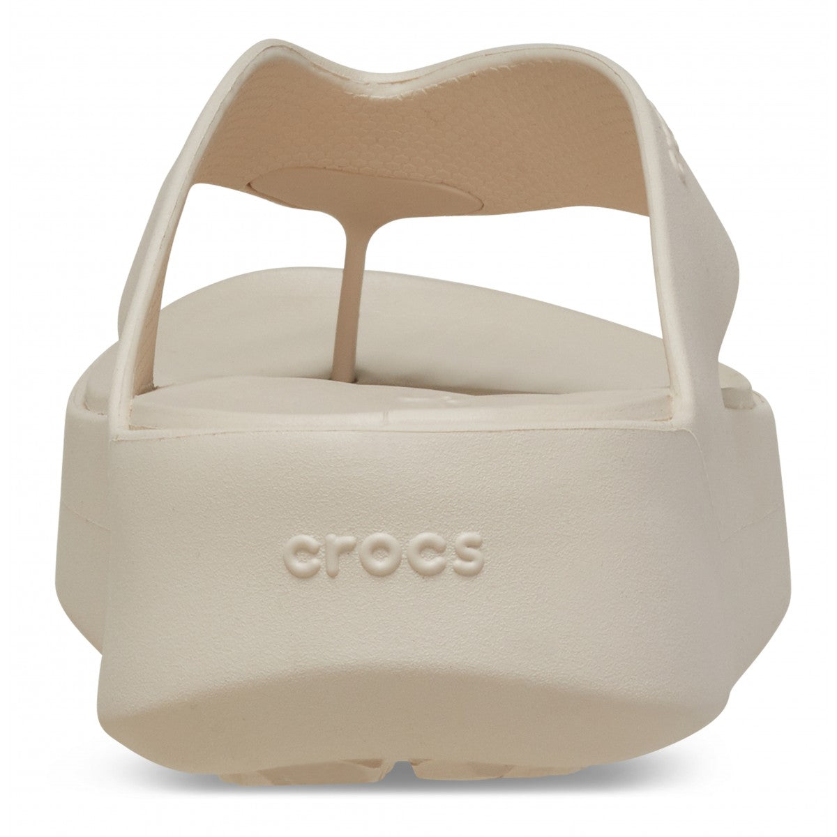 Crocs Getaway Platform Flip W 209410-STUC Sandalo Infradito Donna Stucco dietro
