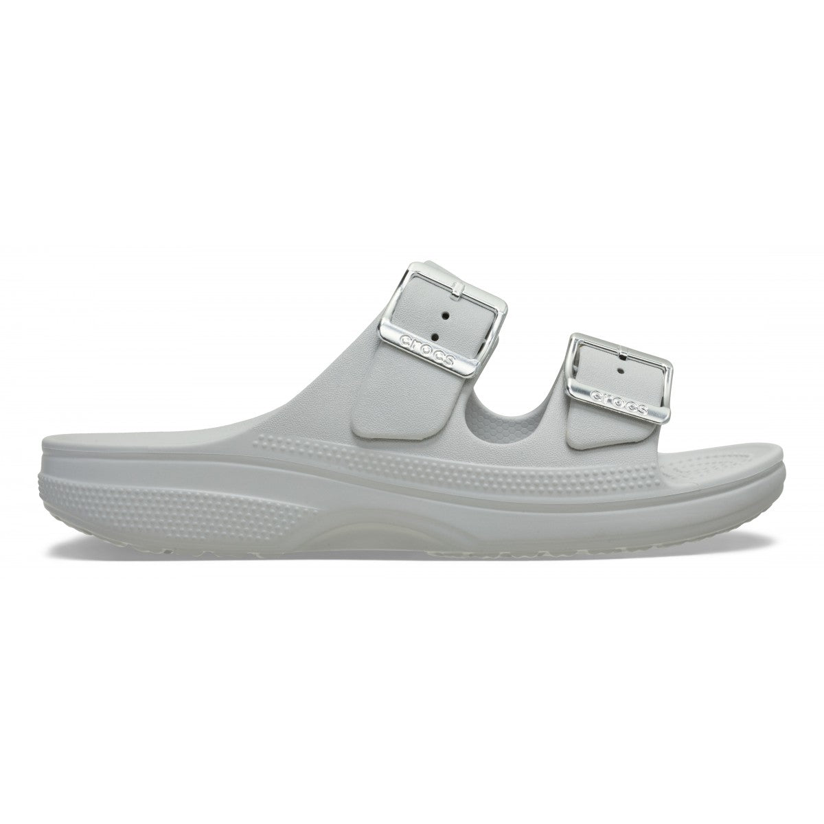 Crocs Saturday Metallic Buckle Sandal Donna 213316-1FT Atmosphere VISTA LATERALE DESTRA