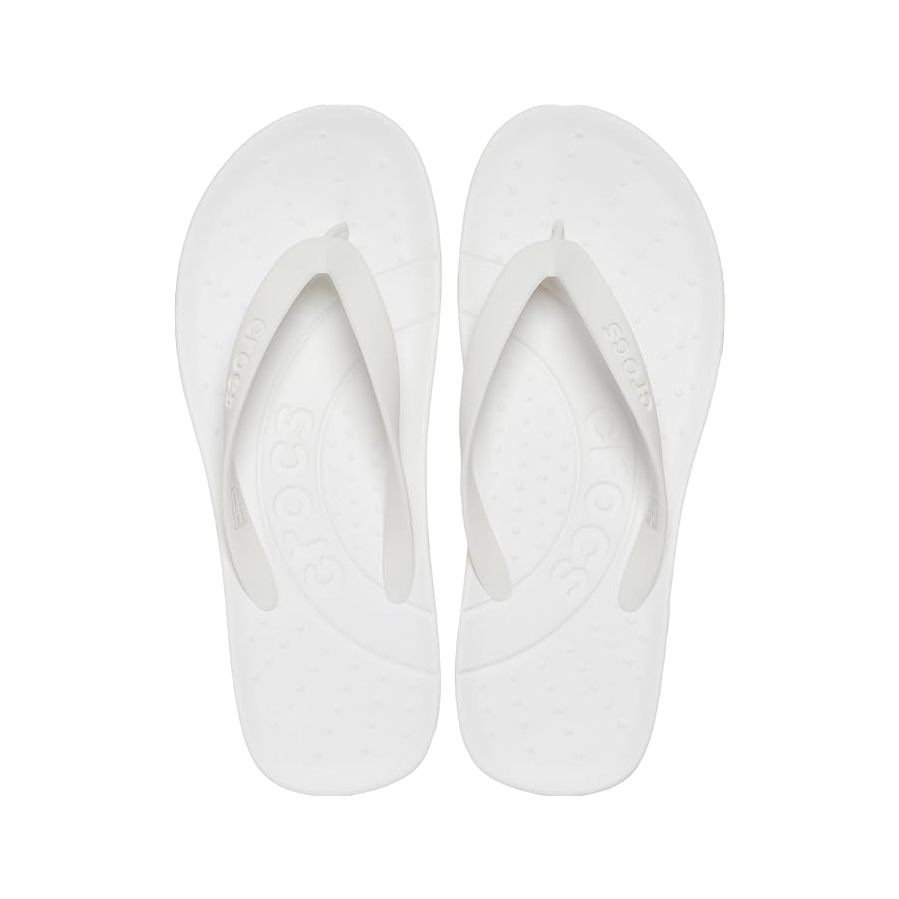 Crocs ciabatta infradito da aduti Flip 210089-100 bianco 2