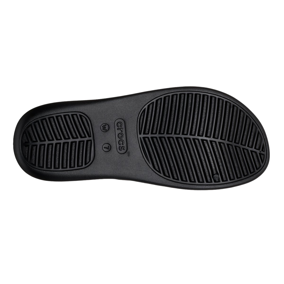 Crocs ciabatta sandalo Fuga Strappy da donna 209587-001 nero 5