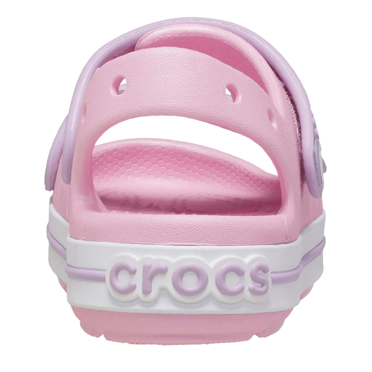 Crocs sandalo da bambina Crocband Cruiser 209423-84I rosa-lavanda4