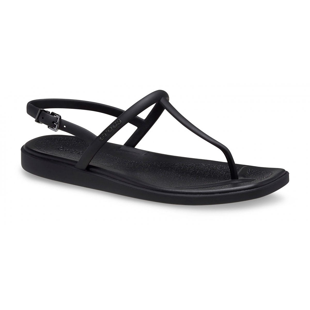 Crocs sandalo da donna Miami Thong 209793-001 black avanti