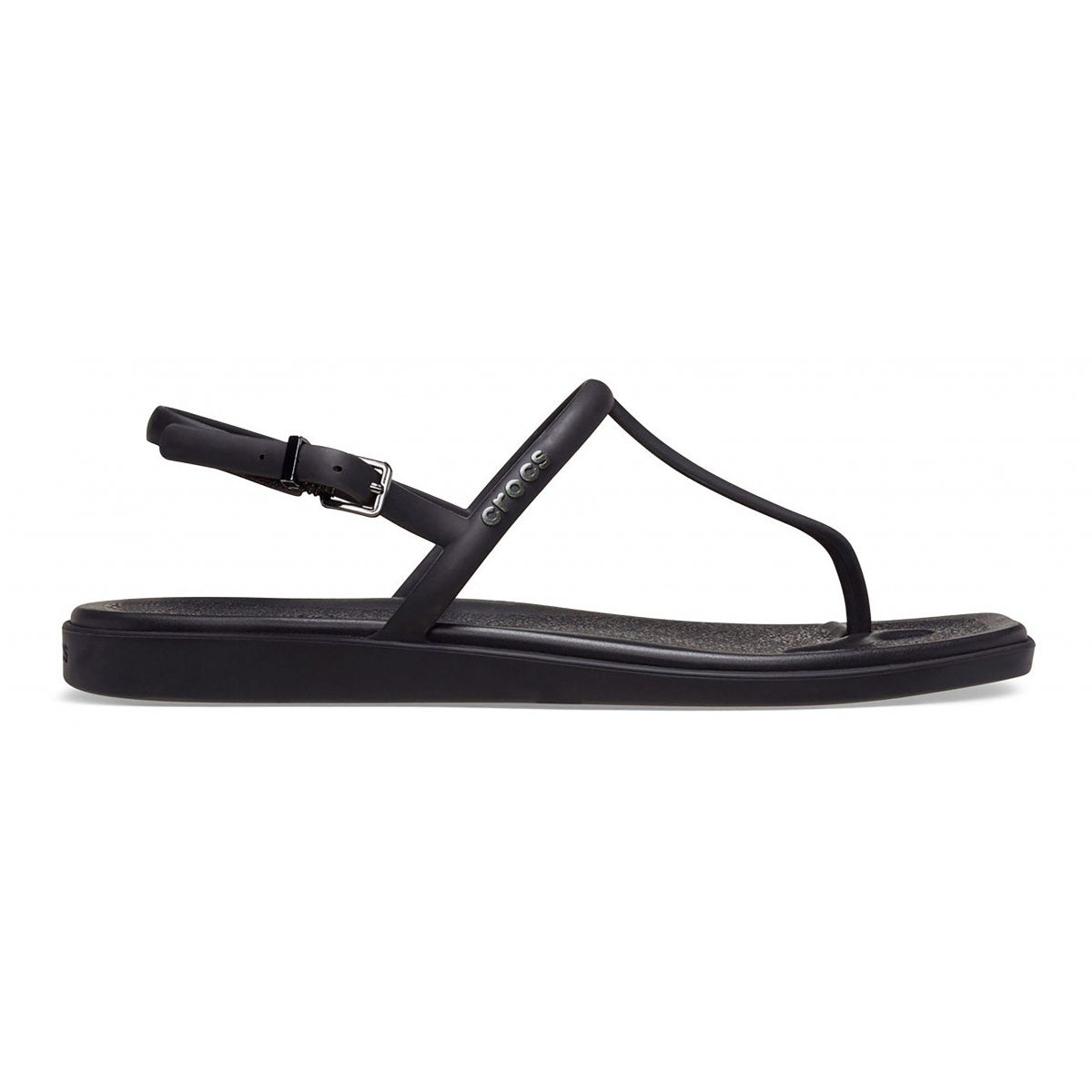 Crocs sandalo da donna Miami Thong 209793-001 black vista laterale