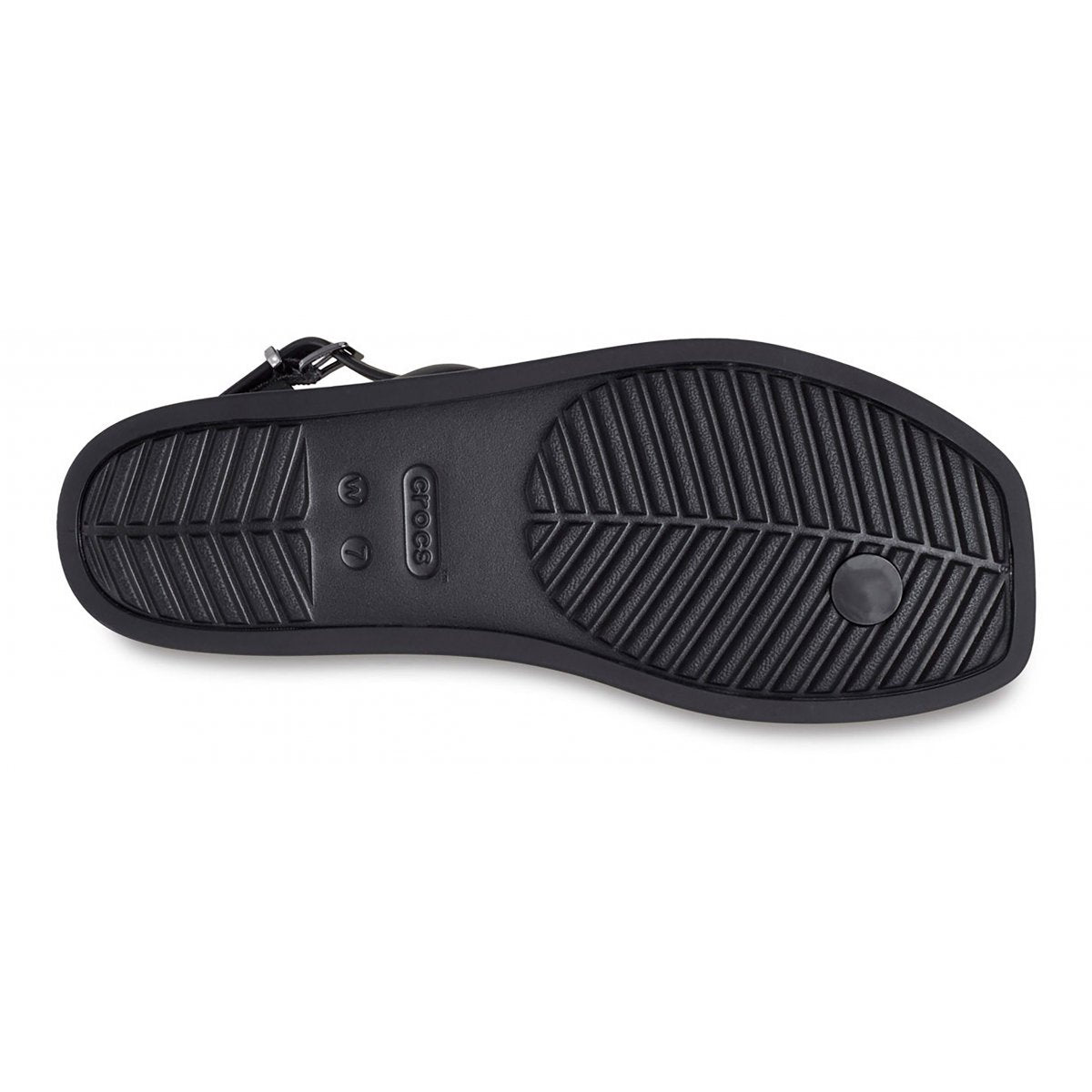 Crocs sandalo da donna Miami Thong 209793-001 black suola