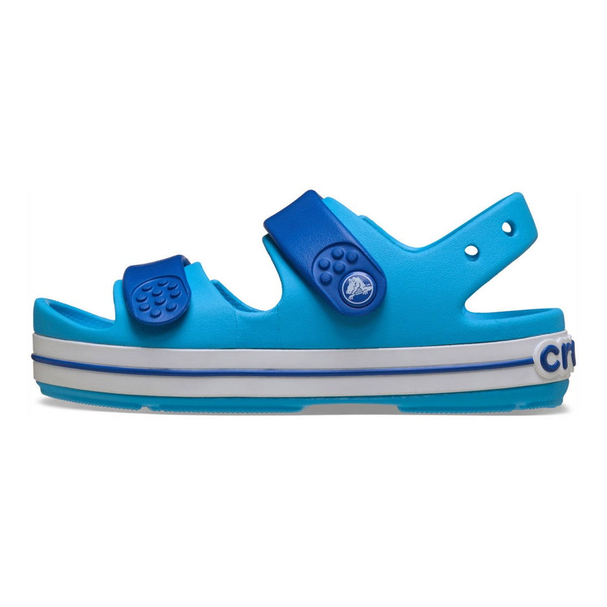 Crocs sandalo junior Crocband Cruiser 209423 209424 4MO venetian/blue Bolt vista laterale