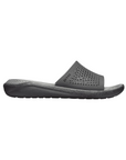 Crocs ciabatta da adulto LiteRide Slide 205183-0DD nero-grigio