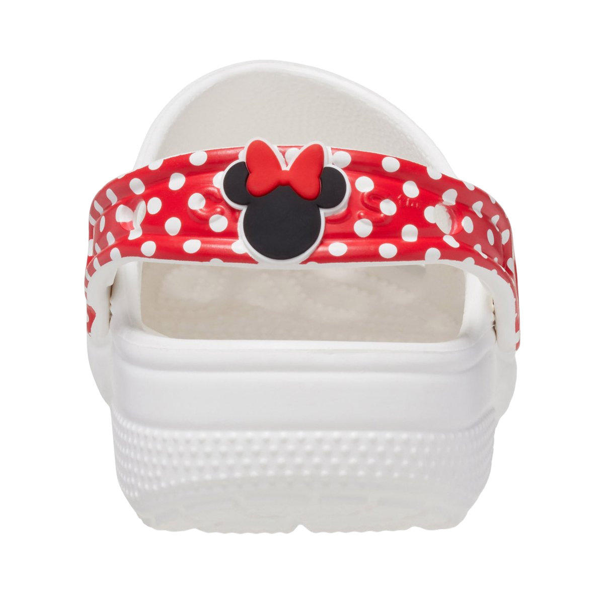 Crocs ciabatta sabot da bambina Disney Minnie Mouse 208710-WHRD bianco-rosso