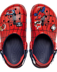 Crocs ciabatta sabot da ragazzi Team Spider Man All-Terrain Clog 208786-410 rosso-blu