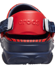 Crocs ciabatta sabot da ragazzi Team Spider Man All-Terrain Clog 208786-410 rosso-blu