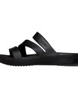 Crocs ciabatta sandalo Fuga Strappy da donna 209587-001 nero