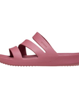 Crocs ciabatta sandalo Fuga Strappy da donna 209587-5PG cassis