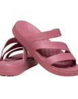 Crocs ciabatta sandalo Fuga Strappy da donna 209587-5PG cassis