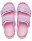 Crocs sandalo da bambina Crocband Cruiser 209423-84I rosa-lavanda