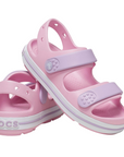 Crocs sandalo da bambina Crocband Cruiser 209423-84I rosa-lavanda