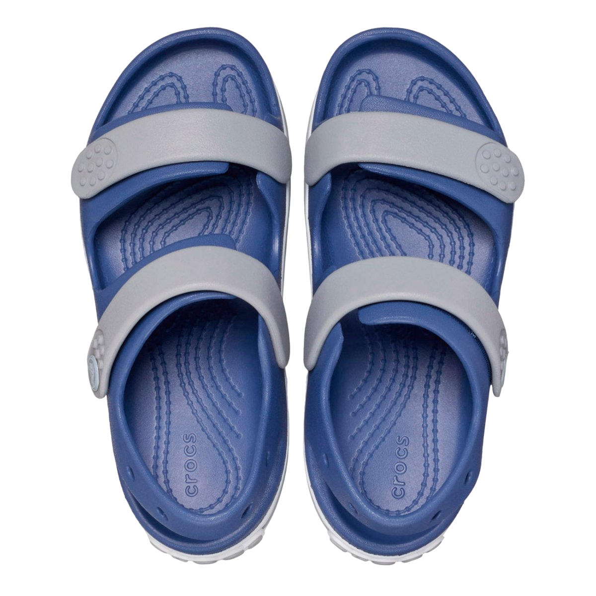Crocs sandalo da bambino Crocband Cruiser 209423 45O blu-grigio
