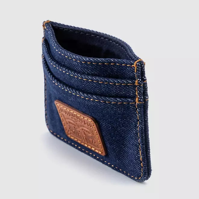 Levi's Portacarte in denim 0020B0000 blu