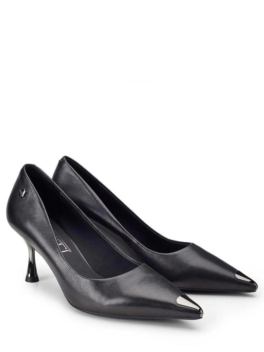 Cult Scarpe Donna Pumps Pink 4402 CLW440200 Nero – Pelle Premium, Tacco Elegante, Stile Audace frontale laterale