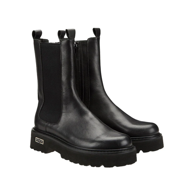 Cult – Slash 3267 High Beatle W Leather Elastic Black | Stivaletto Beatles Donna coppia