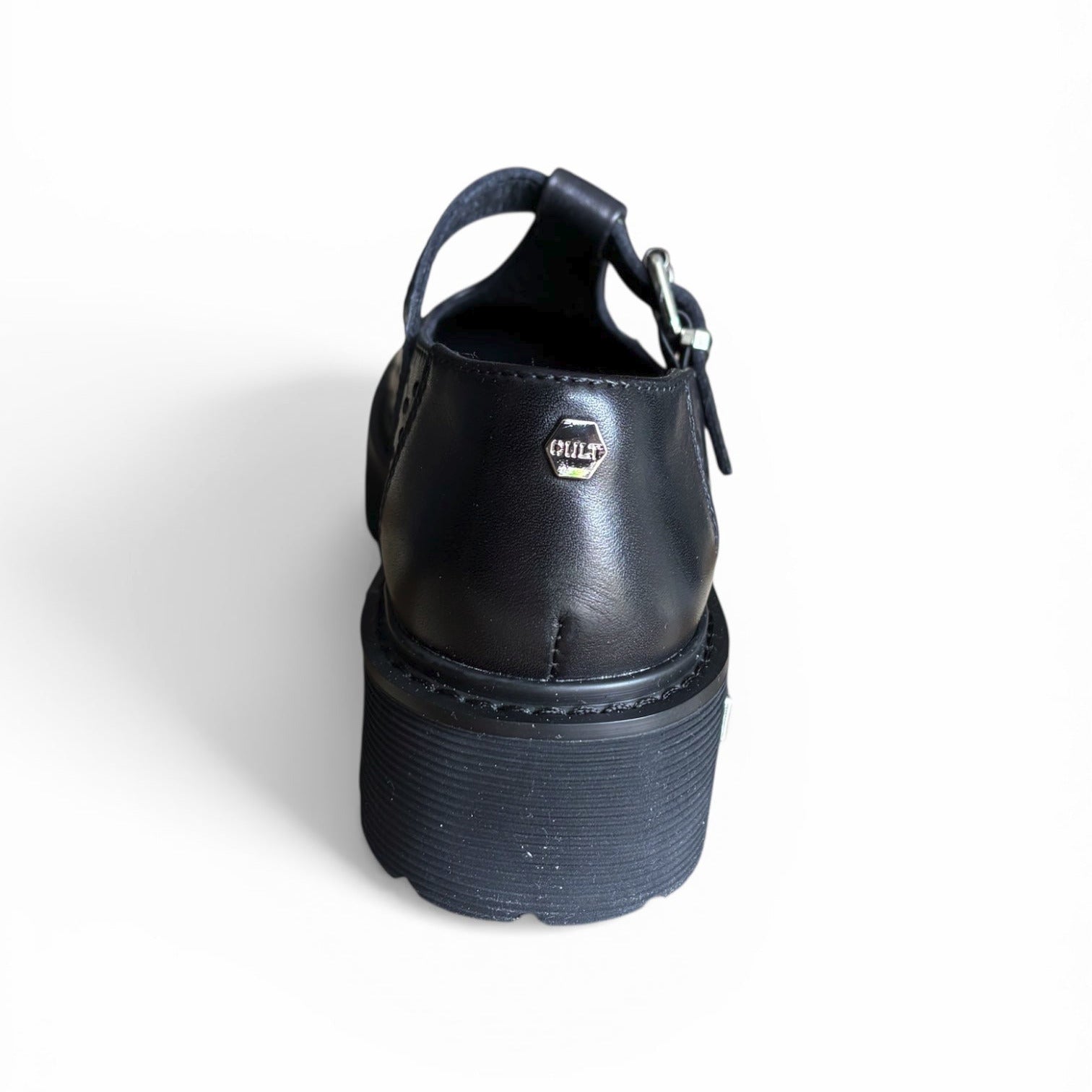 Cult Slash 4688 Low CLW468800 Mocassino Donna Nero Platform tallone