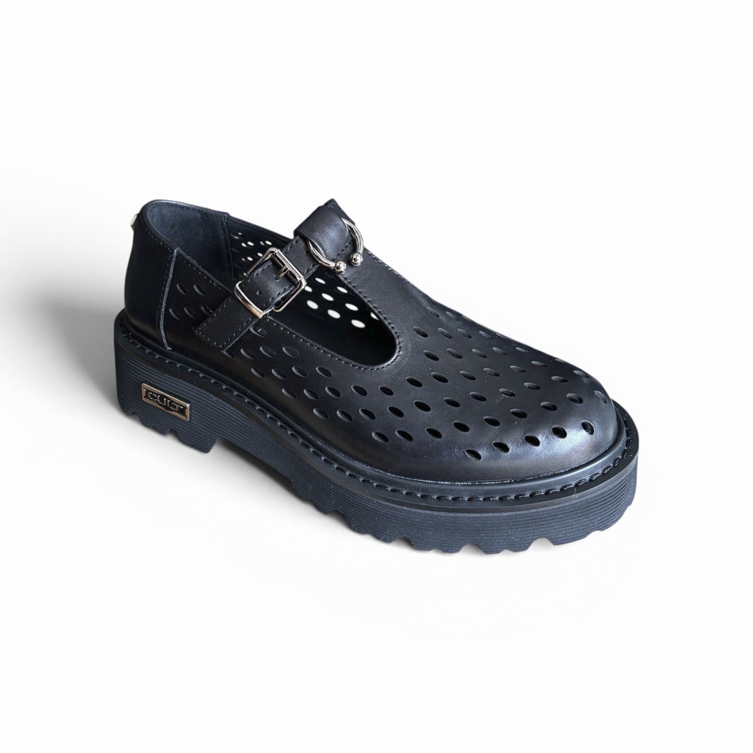 Cult Slash 4688 Low CLW468800 Mocassino Donna Nero Platform tomaia