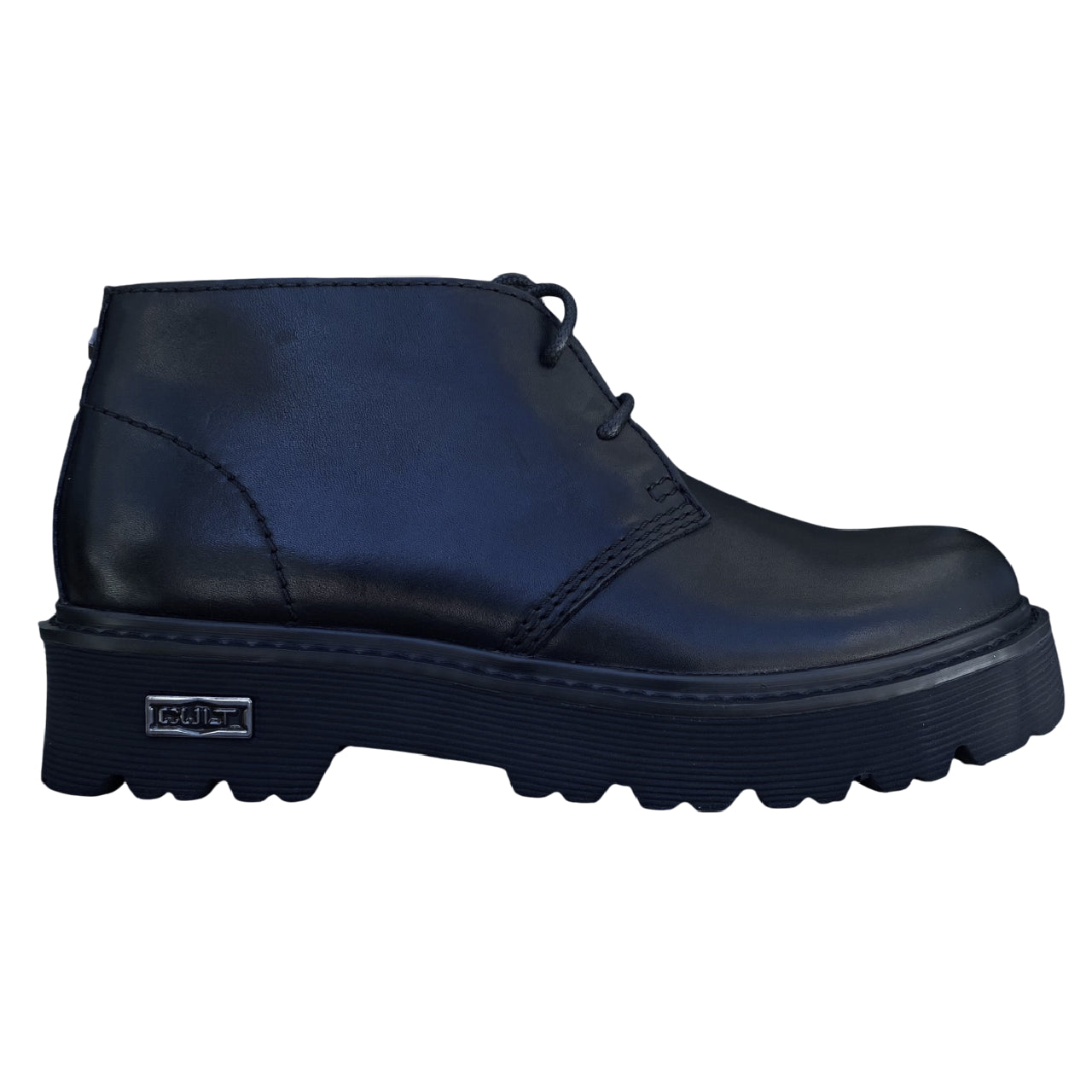 Profilo esterno Cult Slash nero con logo Cult e design urban contemporaneo per uomo