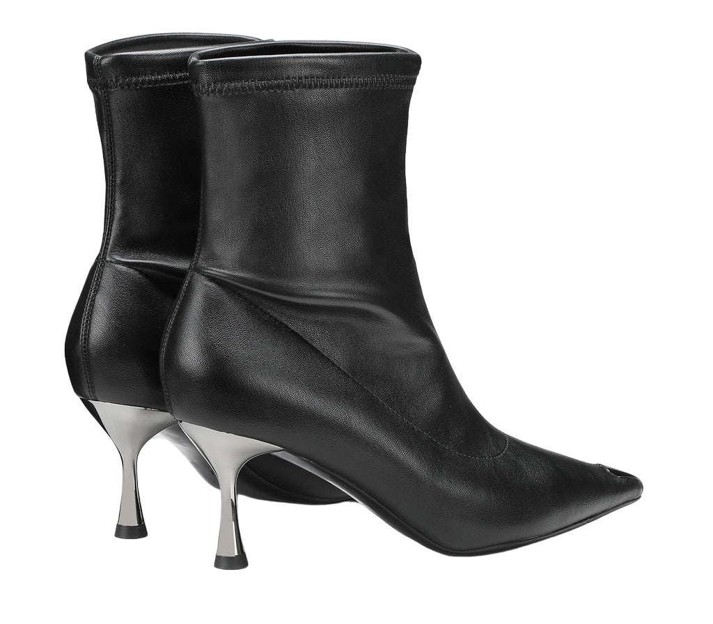 Cult Stivaletti Donna Pink 9954 Black – Pelle Premium, Tacco Audace, Urban Look posteriore