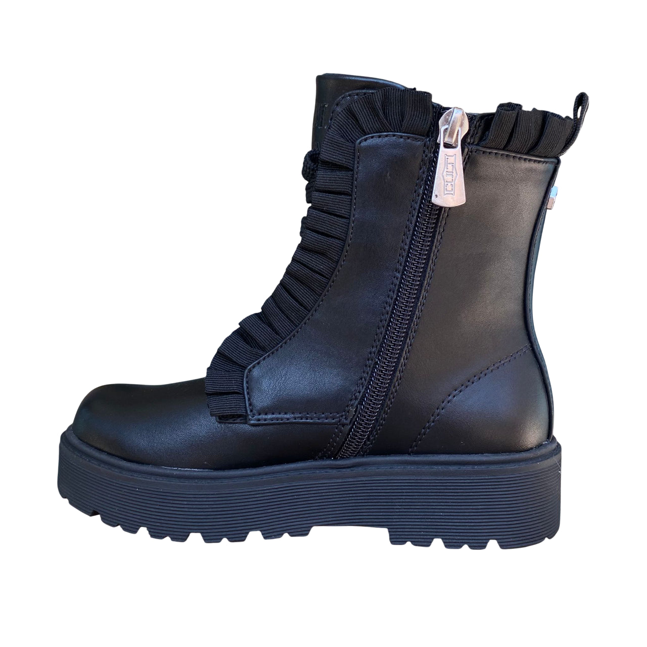 Cult Stivaletto T-388A Nero - Profilo Interno Borchie e Rouge