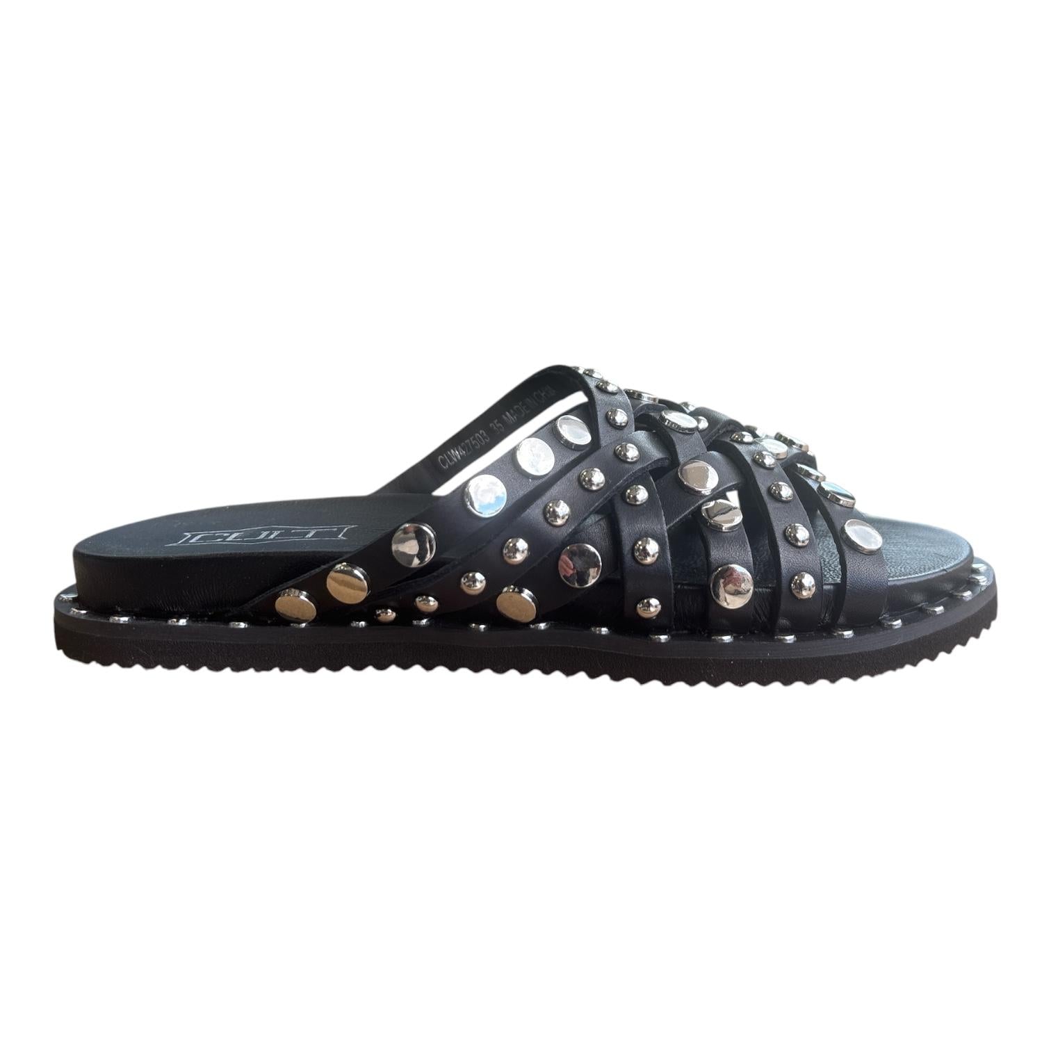 Cult sandalo basso da donna con borchie Roshelle 4275 nero