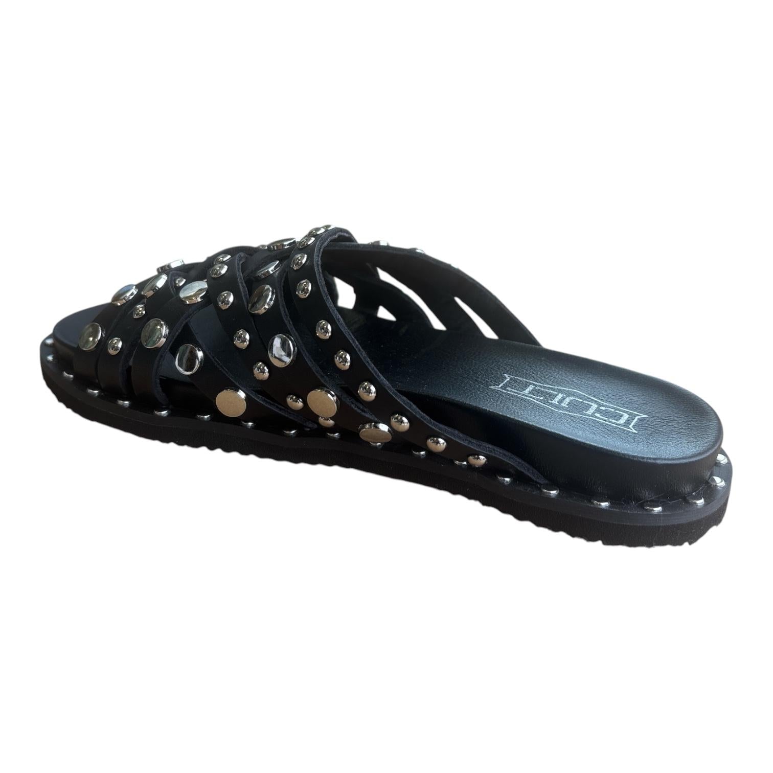 Cult sandalo basso da donna con borchie Roshelle 4275 nero