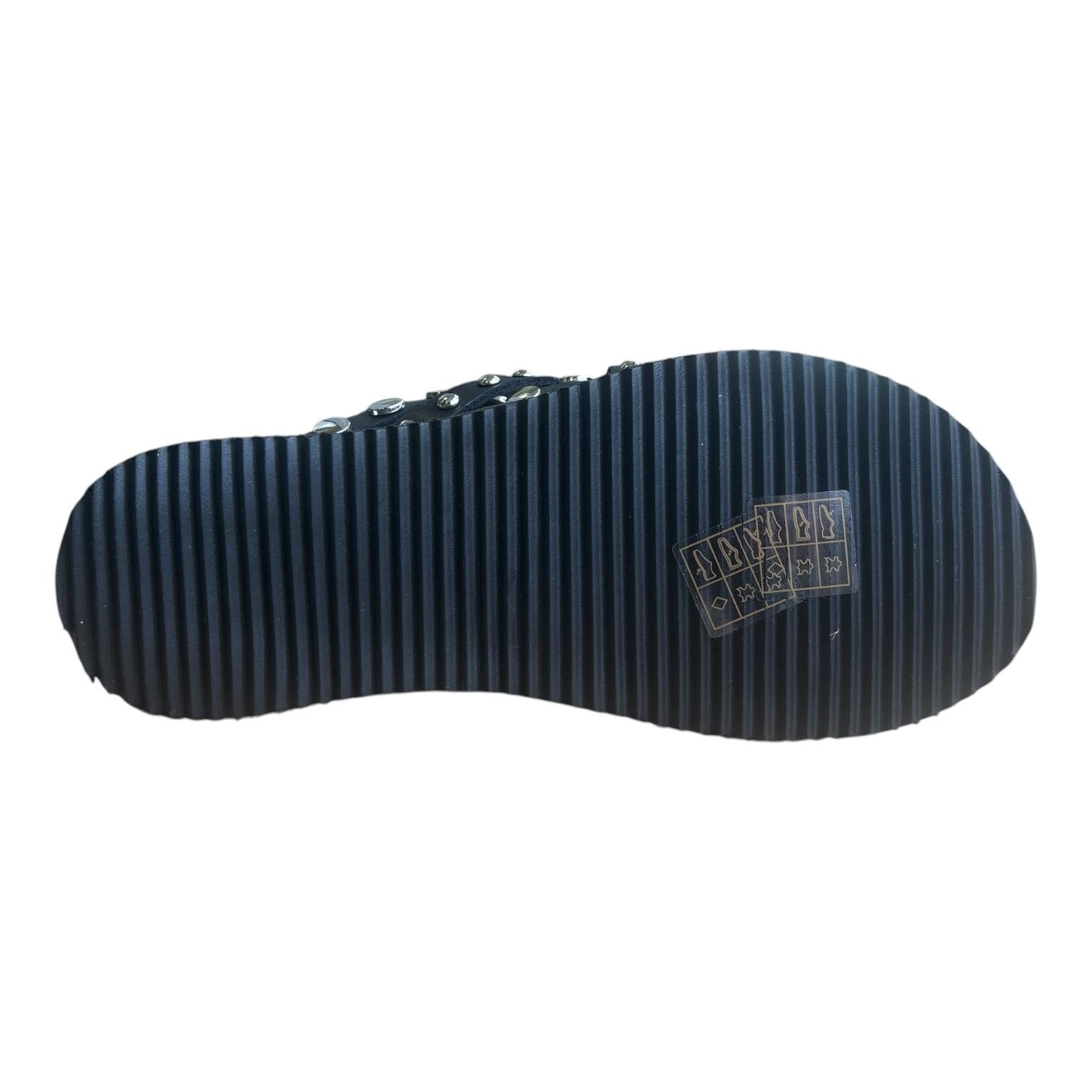 Cult sandalo basso da donna con borchie Roshelle 4275 nero