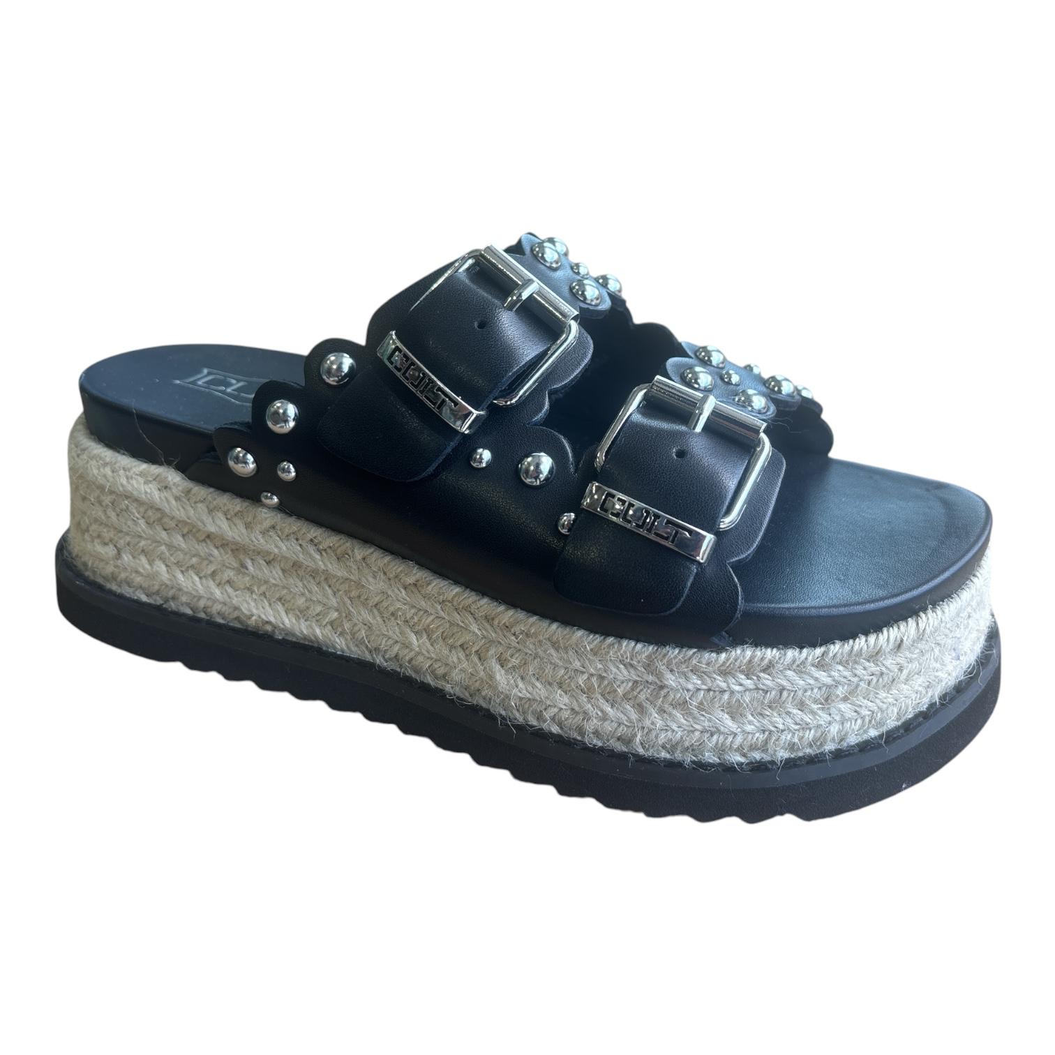 Cult sandalo con zeppa da donna Doja 4735 nero