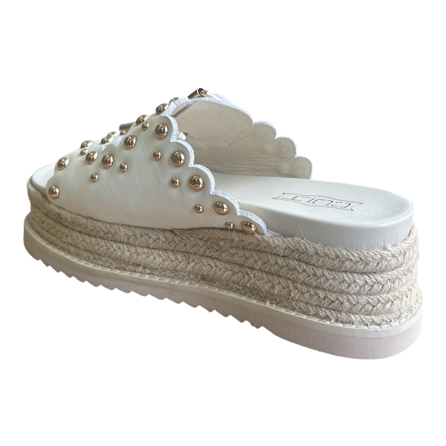 Cult sandalo da donna con zeppa Doja 4735 bianco