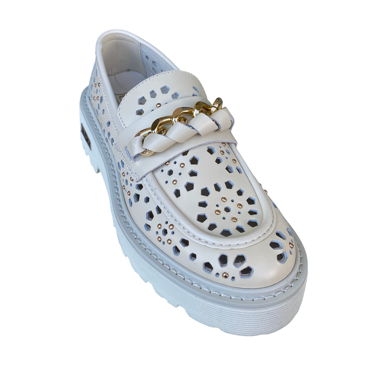 Cult scarpa mocassino da donna Slash 4447 panna