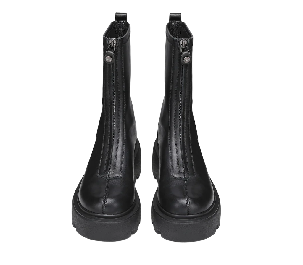 Cult stivaletto da donna con zip frontale e zeppa New Rock 3554 nero