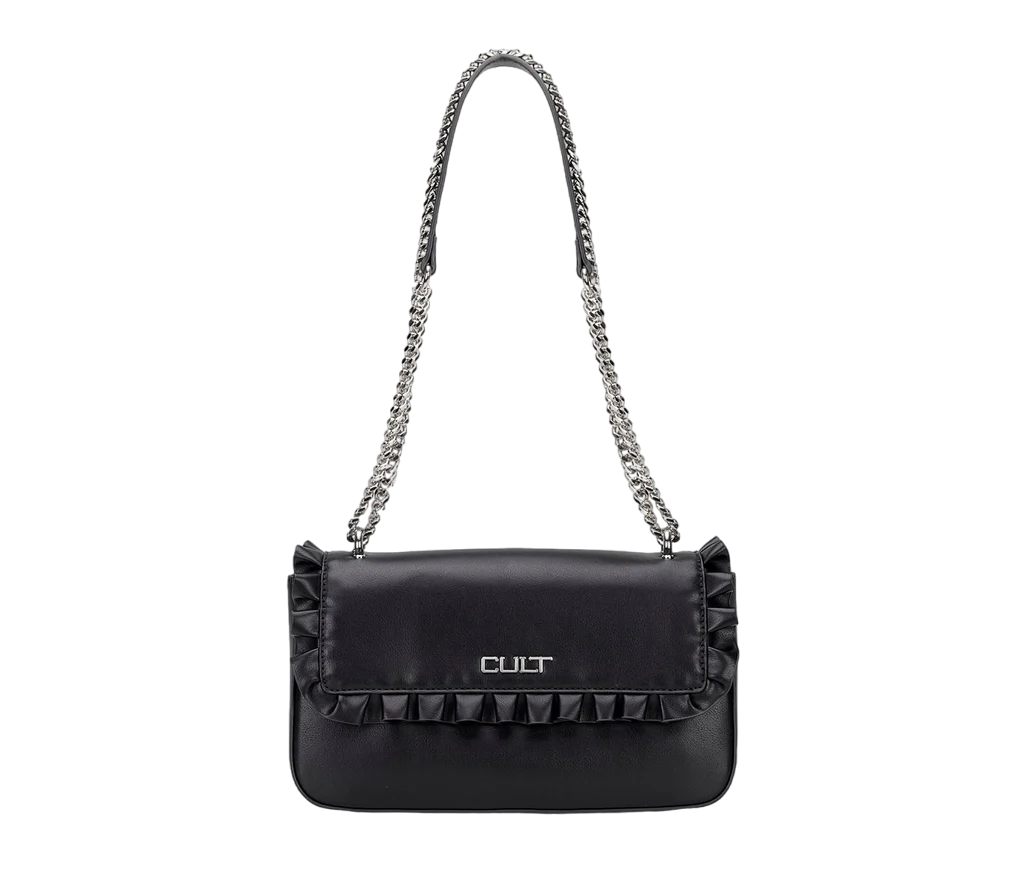 Cult borsa con tracolla da donna Yoko X06.002 nero