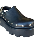 Cult sandalo Sabot da donna in pelle New Rock 3659 nero