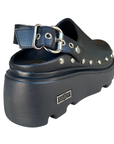 Cult sandalo Sabot da donna in pelle New Rock 3659 nero