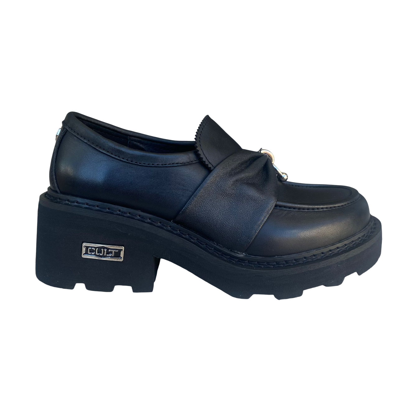 Cult scarpa mocassino con tacco da donna Grace 4331 nero