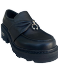 Cult scarpa mocassino con tacco da donna Grace 4331 nero