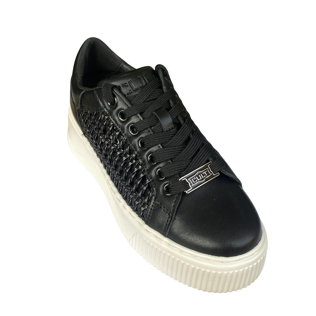 Cult scarpa sneakers con zeppa da donna Perry 4237 nero