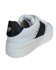 Cult scarpa sneakers da bambina T-011 bianco-nero