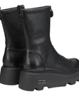 Cult stivaletto da donna con zip frontale e zeppa New Rock 3554 nero