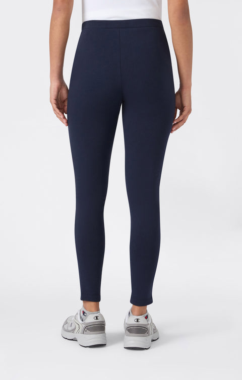 Champion pantalone sportivo Leggings Elasticizzato Interno Felpato Icons 117567-BS501 Blu