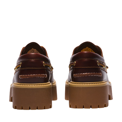Timberland Scarpa Nautica Donna Stone Street TB0A2QDMD57 Marrone Scuro Plateau
