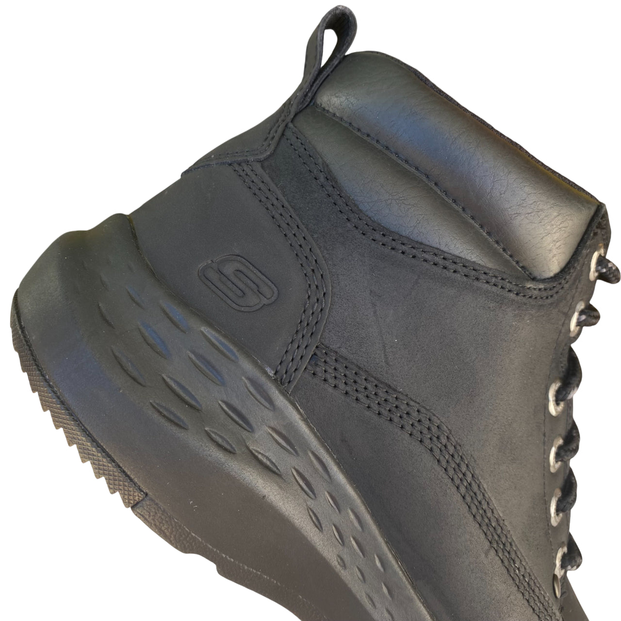 Skechers Scarpe Uomo Relaxed Fit: Parson – Ederic Nere 205175/BLK