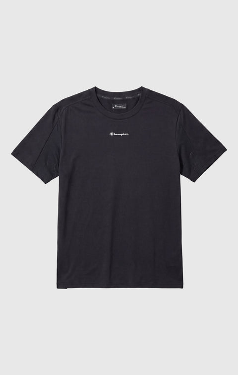 Champion t-shirt traspirante multisport da uomo 222655-KK001 nero