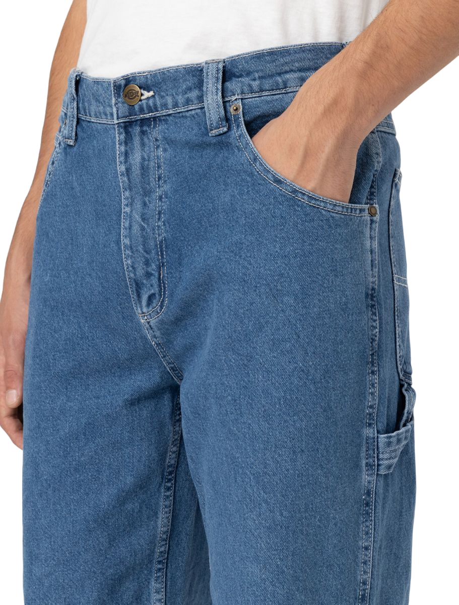 Dickies pantalone jeans da uomo Garyville DK0A4XECCLB1 blu medio