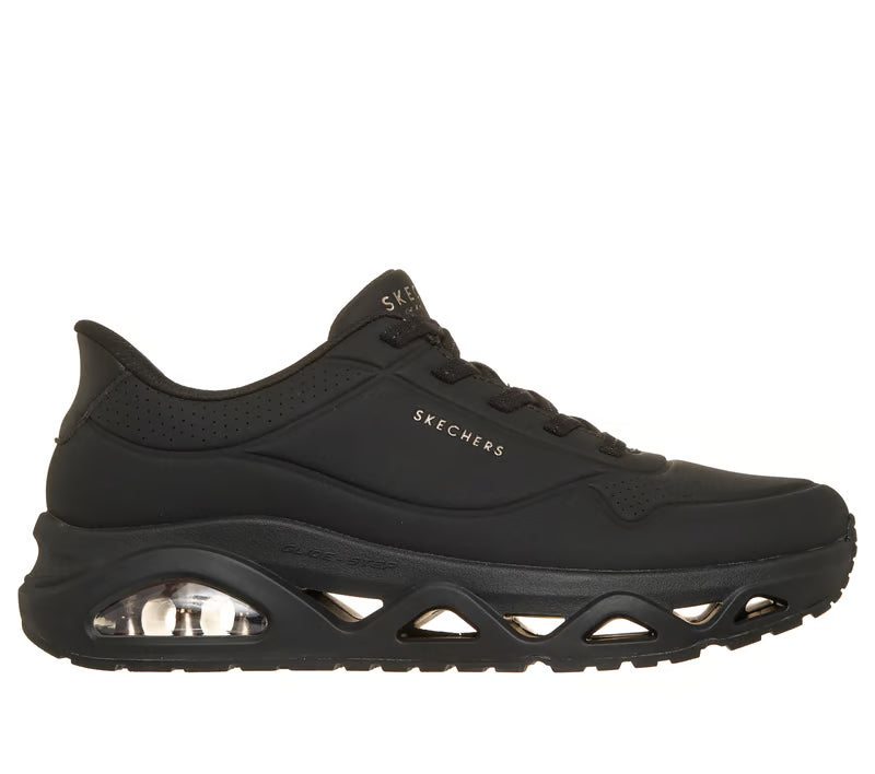 Skechers scarpa sneakers da donna Slip-ins: UNO Glide-Step - Glide On Air 190113/BBK nera